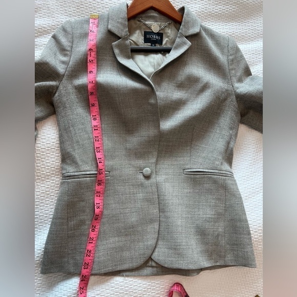 HOBBS Of London Grey Wool Blazer Jacket - Picture 11 of 16